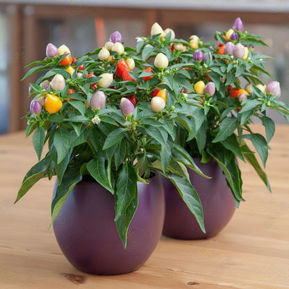 Rainbow Chili Peppers (सातरङ्गी खुर्सानी)